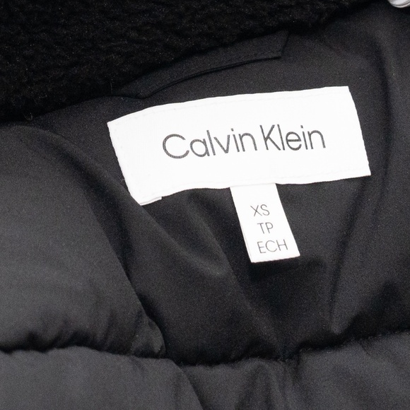 Calvin Klein. Long Bib-Front Puffer Jacket. - Picture 12 of 12